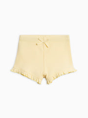 Lydia Ribbed Ruffle Shorts