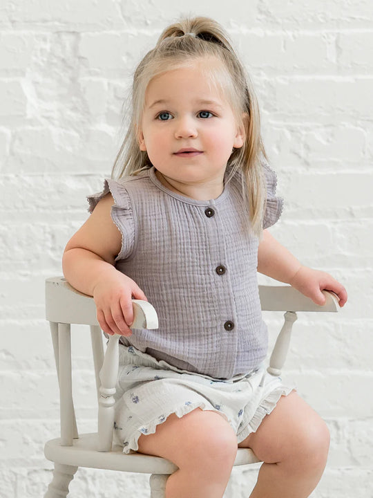 Luz Muslin Flutter Shorts