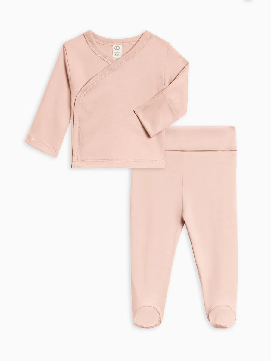 Riley 2 Piece Kimono Wrap Top And Pant Set