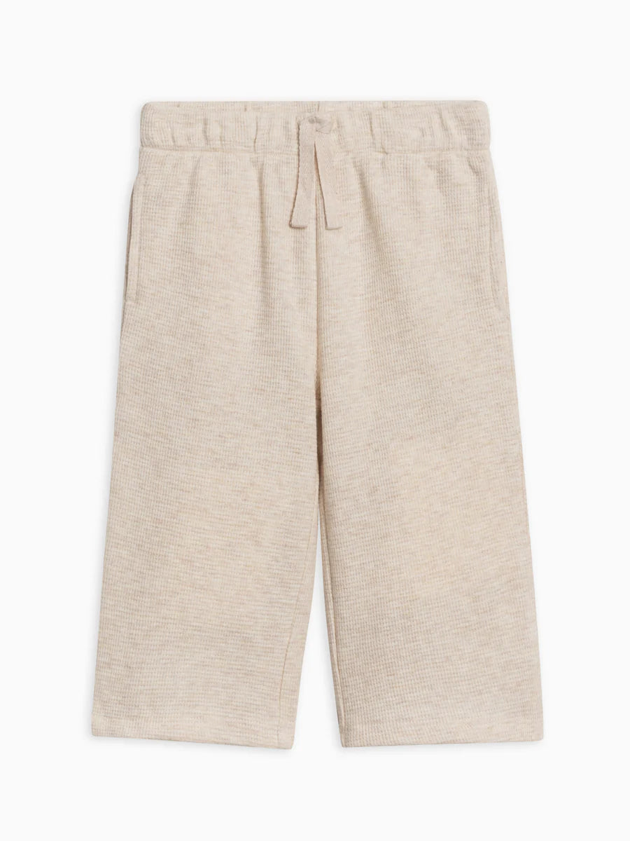 Clove Waffle Knit Straight Leg Pants