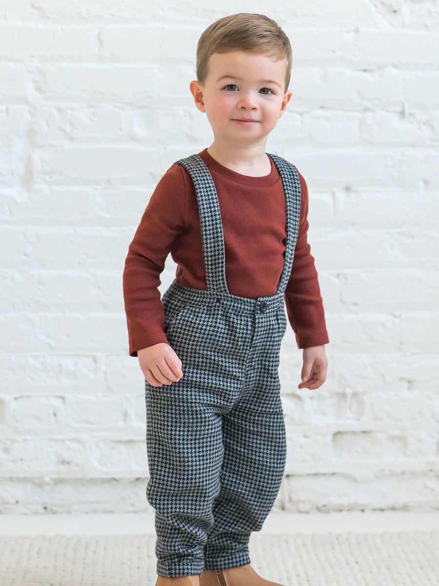 Hank Flannel Pants With Suspenders
