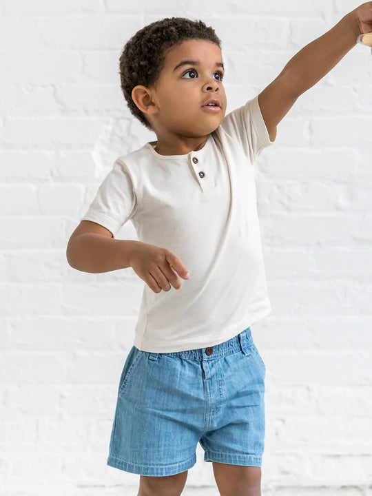 Luke Chambray Shorts