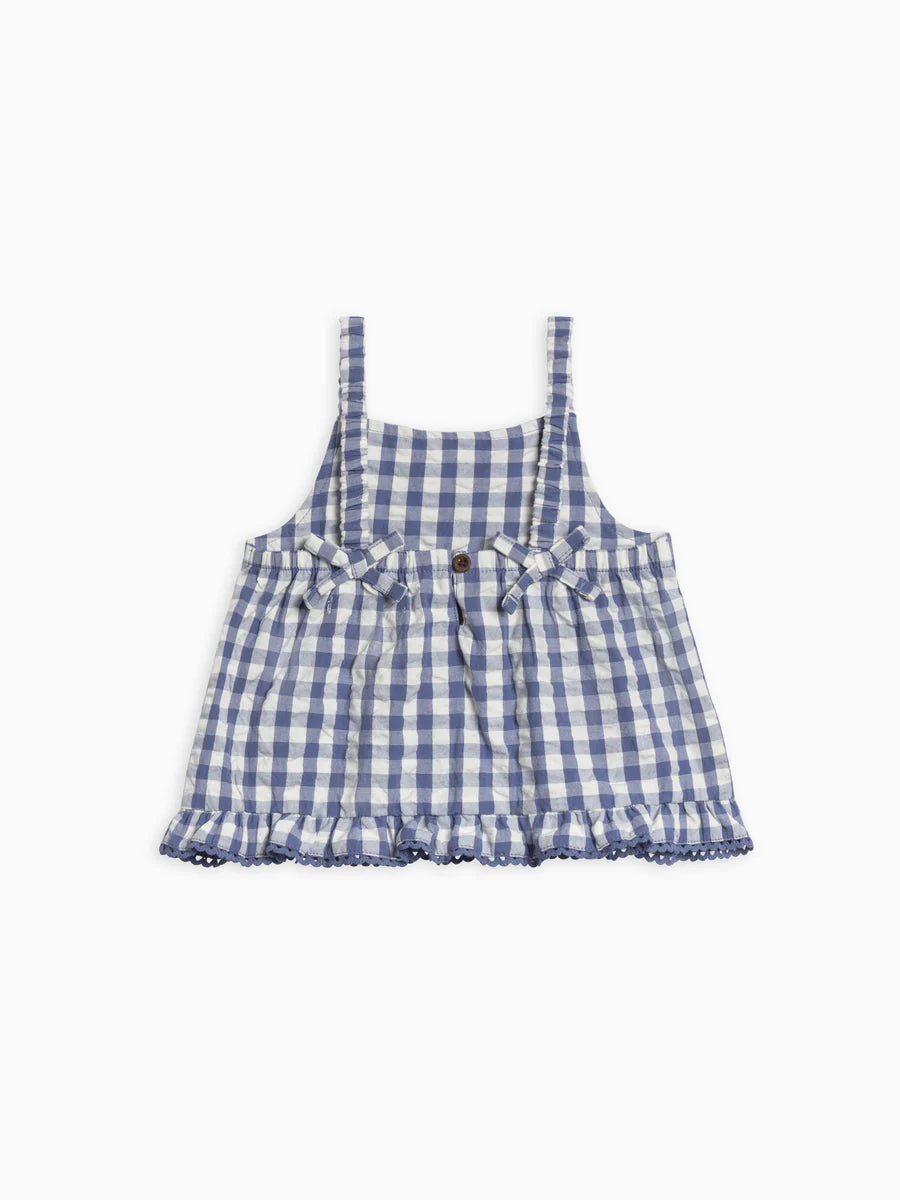 Ember Seersucker Ruffle Tank