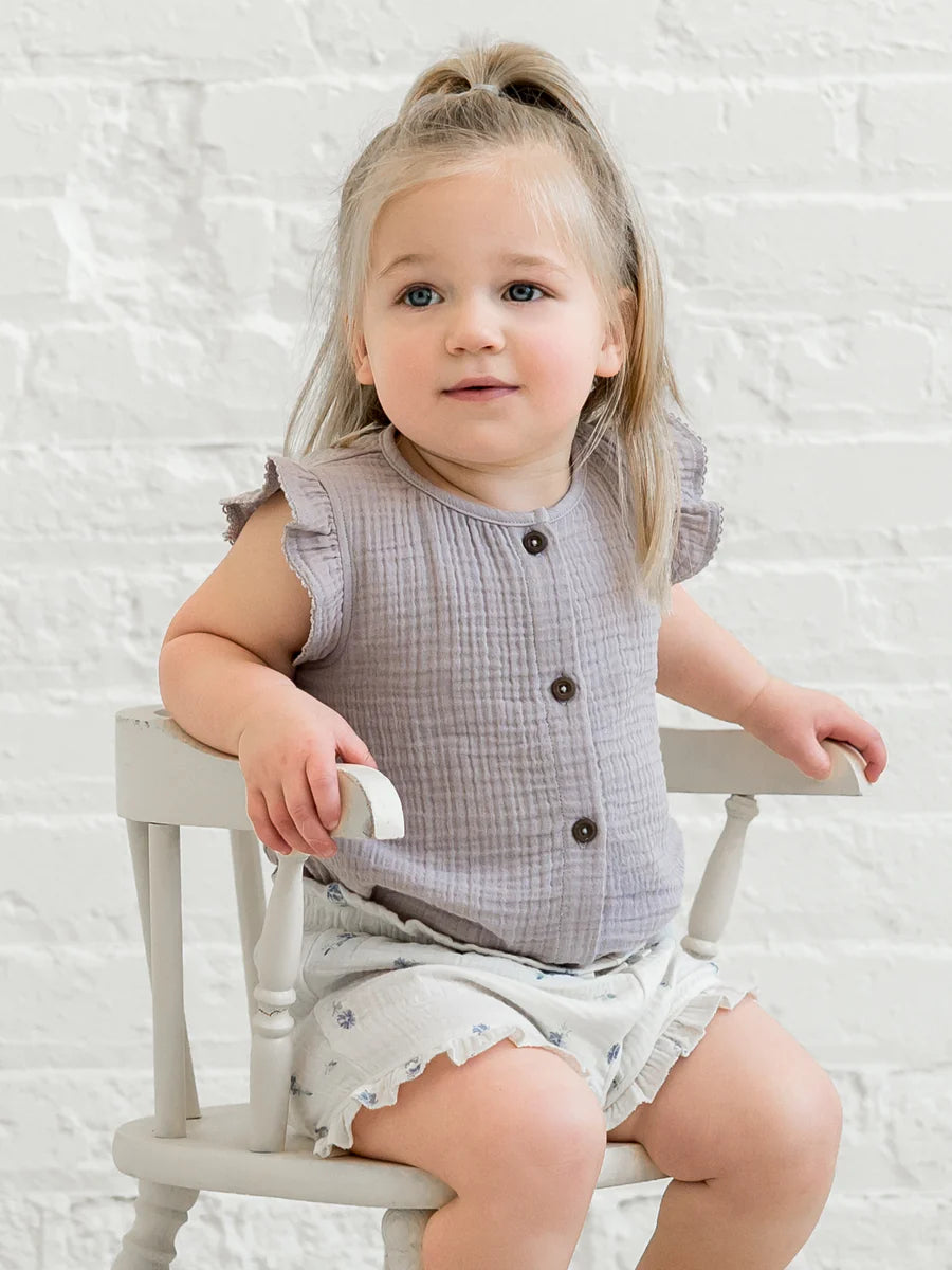 Luz Muslin Flutter Shorts