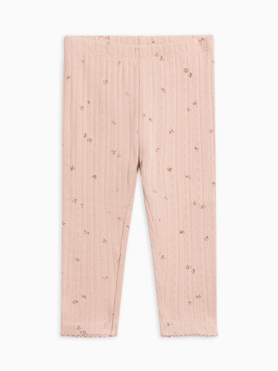 Gina Brushed Back Pointelle Leggings